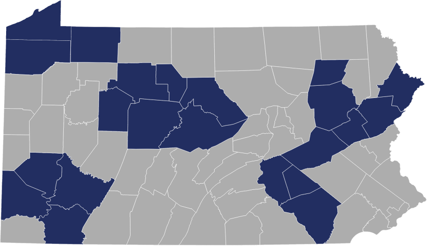 eccm service areas across pennsylvania care management services